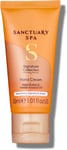 Sanctuary Spa Hand Cream Shea Butter, Vegan and Cruelty Free, 30ml, Orange