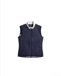 J.Lindeberg Women Holma Quilt Hybrid Vest JL Navy - 1st. kvar  - Alpingaraget