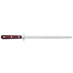 Giesser depuis 1776 - fabriqué en Allemagne - Fusil à aiguiser 25 cm Rocking Chefs, PremiumCut Steel No 1, rouge, aiguiseur de couteaux, Micarta, riveté, inoxydable, couteau à griller allemand