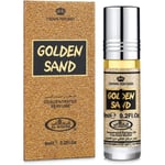 Förpackning med 6 Musk Parfym Al Rehab Golden Sand 6ml 100% olja