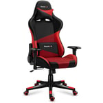 huzaro Force 6.2 Red Mesh Chaise de gaming Chaise de bureau Chaise de bureau Fauteuil Gamer Tissu Charge maximale 130 kg Hauteur réglable Appuie-tête