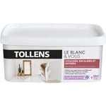 Peinture Blanche Spéciale Couloirs, Escaliers et Entrées Tollens Velours - Blanc 2,5L = 30m2