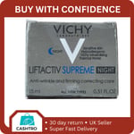 Vichy Liftactiv Supreme Firming Anti-Aging Night Cream 15ml (Brand New)