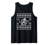 Marvel Avengers Logo Holiday Ugly Sweater Tank Top