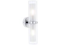 Kinkiet Paulmann Lampa Ścienna Luena E14 Max. 2X20w Ip44 230V Szkło Chrom / Metal