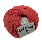 Gepard Garn CottonWool 5 Unicolor 208 StÃ¸vet Korall