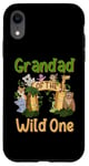 Coque pour iPhone XR Grandad Of The Wild One Zoo Famille Safari Jungle