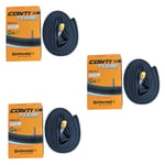 Continental 27.5" Bike Inner Tube MTB 27.5x1.75-2.5" 40mm Schrader Black 3 Pack