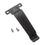 Vhbw Clip À Ceinture Compatible Avec Kenwood Tk-3307m2, Tk-3306nm, Tk-3306nm3, Tk-3307 Appareil Radio - Métal, Noir