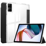 SKALO Xiaomi Redmi Pad Trifold Fodral med Transparent Baksida - Svart Svart