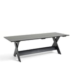 HAY - Crate Dining Table L230 - Black - Ulkotilojen ruokapöydät - Gerrit Rietveld - Musta - Puu