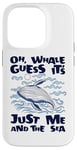 iPhone 14 Pro Just Me And The Sea Blue Beluga Cetacea Whale Watching Case