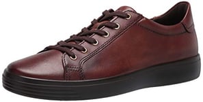 ECCO Men's Soft Classic Sneaker, Cognac, 8/8.5 UK