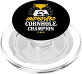 Cornhole Team Bean Bag Player Champ Undisputed Cornhole PopSockets PopGrip for MagSafe