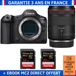 Canon EOS R5 Mark II + RF 35mm f/1.4 L VCM + 2 SanDisk 32GB Extreme PRO UHS-II SDXC 300 MB/s + Ebook '20 Techniques pour Réussir vos Photos' - Appareil Photo Hybride Canon