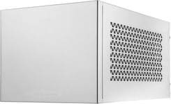 SST-SG15S-Sugo Boîtier PC Cube Compact Mini-ITX,Conception modulaire avec 4 Panneaux de vis à Oreilles Captives Amovibles (Haut,Gauche,Droite,Bas),Argent