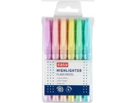 Easy Stationery Flash Pastell Överstrykningspenna 6 Färger Easy