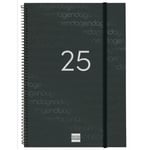 Agenda Finocam YEAR Noir A4 21 x 29,7 cm 2025