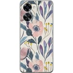 OnePlus Nord 2T Gjennomsiktig Telefondeksel Blomsterglädje