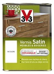 V33 Vernis intérieur Satin meubles & boiseries, Incolore 2,5L