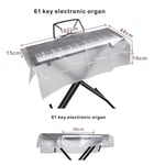 Piano Keyboards Dust Cover Widened Transparent Washable Piano Keyboard Dustp RHS