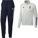 Adidas Juve Tk Suit Tracksuit - Top: Orbit Grey/Legend Ink Bottom: Legend Ink F17/Orbit Grey S20, M