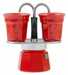 Bialetti Mini Express Cafetière à moka 0,09 L Rouge