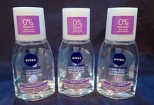 3 x NIVEA Sensitive Skin Daily Essentials Micellair Water No Perfume or Residue