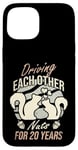 Coque pour iPhone 15 20th 20-Years Wedding Anniversary Funny Couple For Him Her