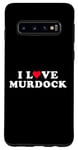 Galaxy S10 I Love Murdock Matching Girlfriend & Boyfriend Murdock Name Case