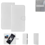 Protective cover for Sony Xperia 10 VI Wallet Case white flipcover flipcase