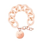 ICE-WATCH - Jewellery - Chain Bracelet - Nude - Rose-Gold - Bracelet Mailles XL de Couleur Rose pour Femmes Fermé d'Une Médaille Rose-Gold (020925)