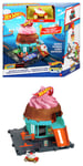 Hot Wheels City Downtown Ice Cream Swirl Vehicle Playset