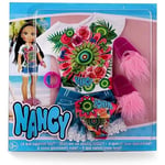 Nancy- Luxe Tropic, Ensemble de vêtements d'été pour 14 Pouces poupée, recommandé pour Les Enfants à partir de 3 Ans (Famosa 700016431)