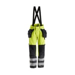 Snickers Workwear ProtecWork, GORE-TEX® byxa med hölsterfickor, kl 2 - Varselgul/Marin / L