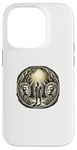 Coque pour iPhone 14 Pro Daniel in the Lion's Den: Faith Defeats Fear Inspirational