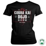 Hybris Cobra Kai Dojo Organic Girly Tee (Black,XL)