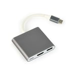 USB C till VGA Adapter GEMBIRD A-CM-HDMIF-02-SG