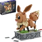 MEGA Pokémon Action Figure Building Set, Motion Eevee with 1366 Piec (US IMPORT)