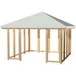 PLUS Paviljong Model 3 - Stängd 3½ sidor pavillon31p