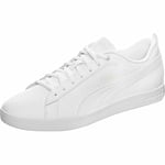 PUMA Women Smash Wns V2 L Baskets, Puma White Puma White, 38 EU