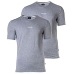 Joop! T-Shirt Pour Homme, 2-Pack - Maillot De Corps, Col En V, Demi-Manche, Logo, Coton Gris L (Large)