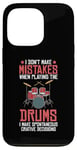 Coque pour iPhone 13 Pro Drums Instrument Funny Playing Musical Leçon