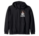 Halloween Skull Let The Pirate Shenanigans Begin Zip Hoodie