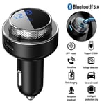 Fast Charging Car FM Transmitter LCD Car Cigarette Lighter MP3 Charger