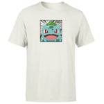 Pokémon Pokédex Bulbasaur #0001 Men's T-Shirt - Cream - XL