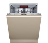 NEFF N50 S155ECX07G Full-size Fully Integrated WiFi-enabled Dishwasher, Silver/Grey