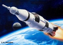 Revell Apollo Saturn V, Rakettmodell, Monteringssett, 1:144, Plast, Pro, 82 Stykker