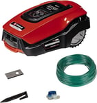 Einhell Robot Tondeuse FREELEXO+ Solo Power X-Change (18V, Surface 450m2, application Bluetooth) Livré avec Kit d'installation. Livré sans Batterie ni Chargeur