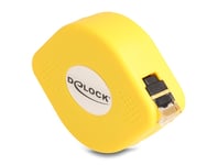 DELOCK – RJ45 Retractable Cable Cat.6A STP 1.5 m black / yellow (80239)